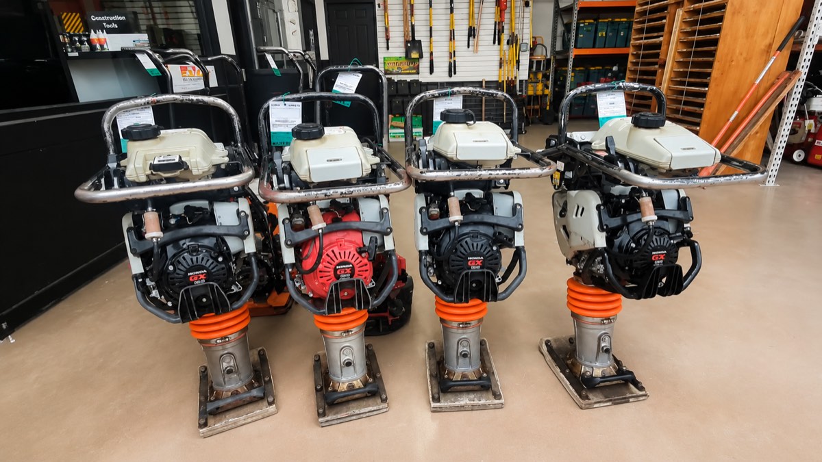 Plate compactors and rammers in stock at Rental Depot